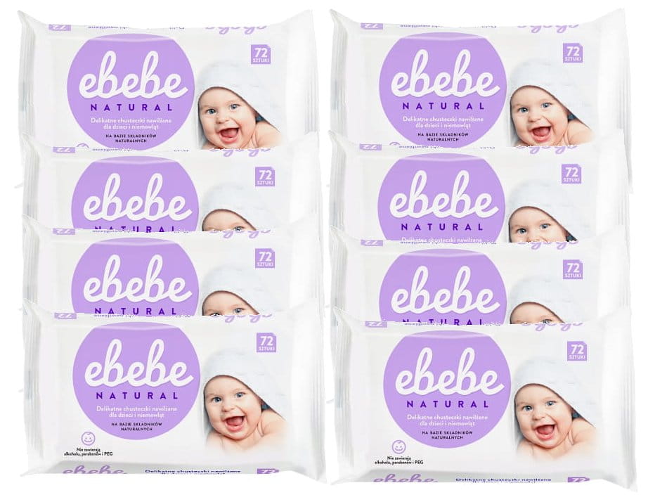 ebebe natural chusteczki nawilżane wodą