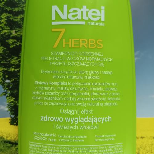 szampon natei 7 herbs opinie