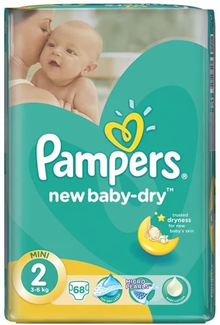 pampers pieluchy new baby 2 mini cena