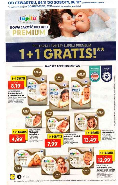 promocja pieluchy lidl