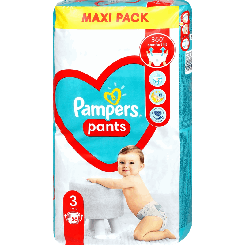 pieluchomajtki pampers 3