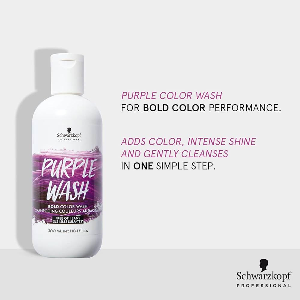 schwarzkopf bold color wash szampon koloryzujący fioletowy 300ml