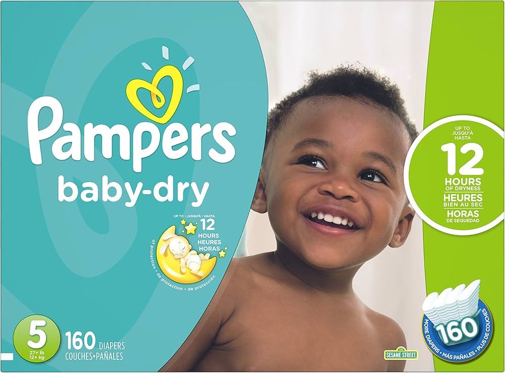 pampers 12 hour baby dry