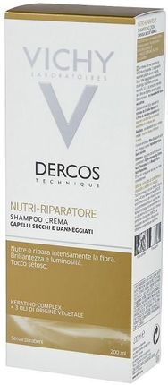 vichy dercos szampon odżywczo-regenerujący włosy suche i zniszczone 200 ml