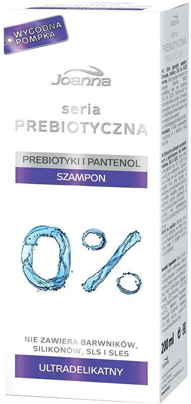 joanna prebiotic line szampon do włosów ultradelikatny i niskopieniący