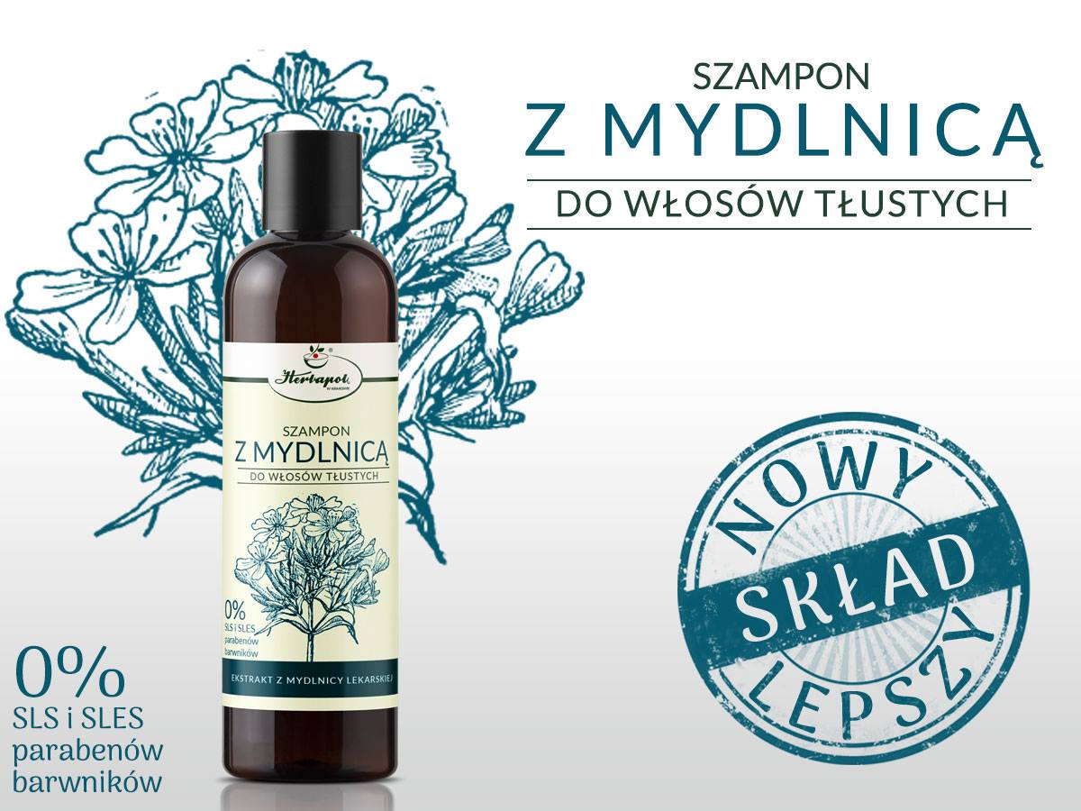 szampon do włosów tłustych z mydlnicą 200ml