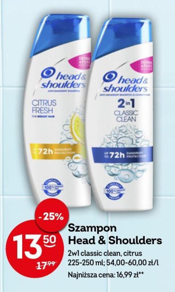 head shoulders szampon w zabce