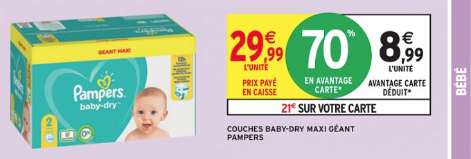 pamper intermarche