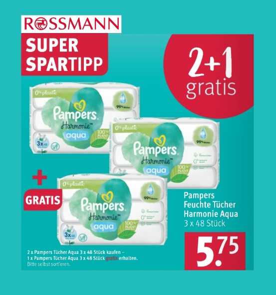 rossmann pampers pure