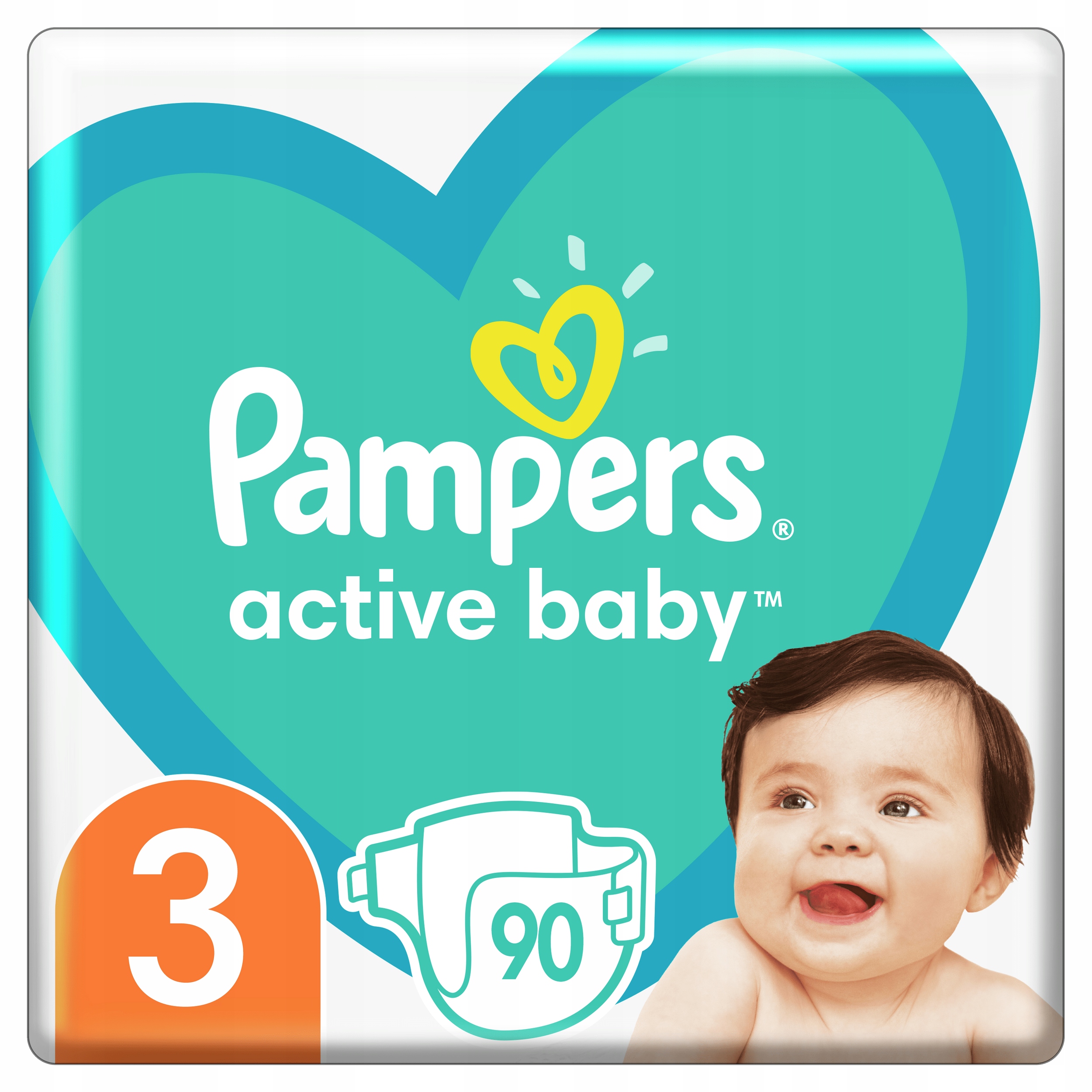 pampers pieluchy active baby 3 midi 5-9kg 103 szt