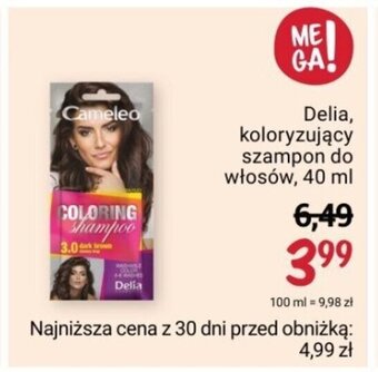 szampon koloryzujący rossmann delia