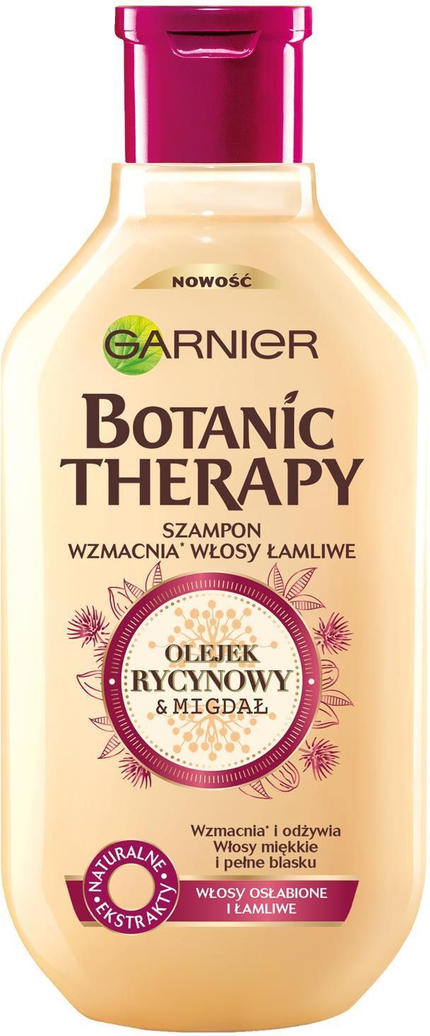 garnier szampon olejek rycynowy i migdał opinie