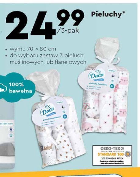 auchan pieluszki flanelowe