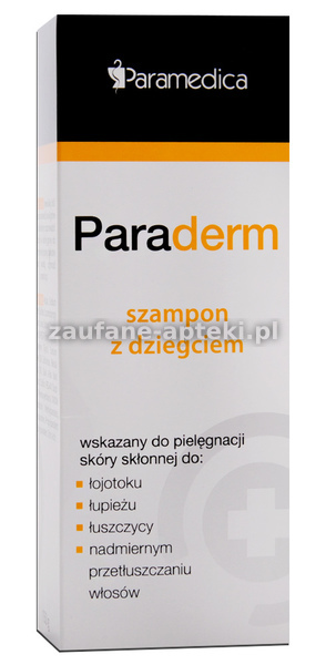 szampon z dziegciem paraderm o