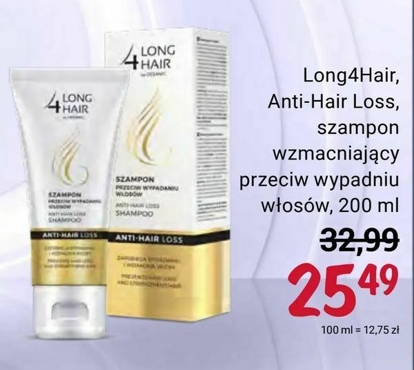 long 4 lashes szampon przeciw wypadaniu włosów rossmann