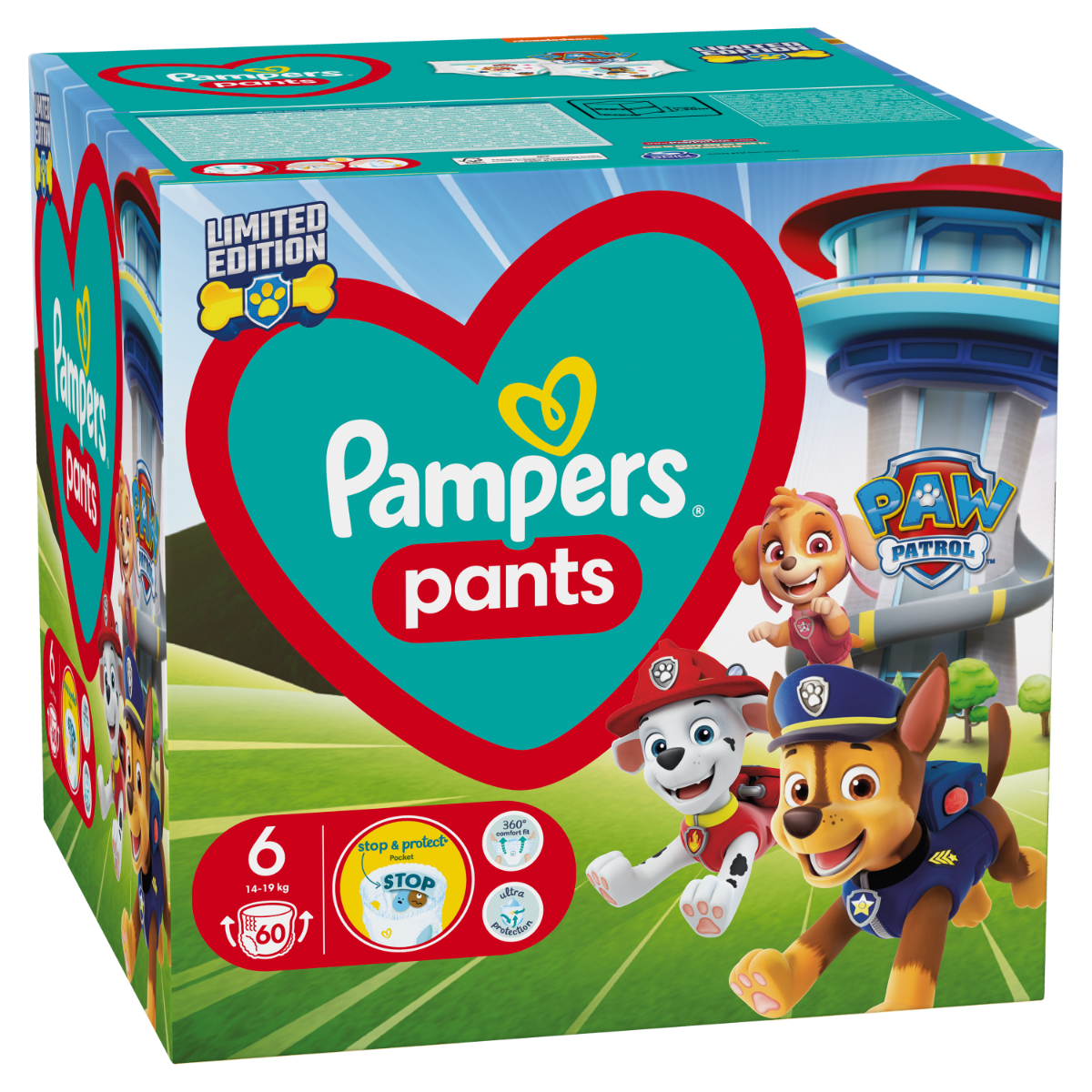 pampers pants rozmiar 6