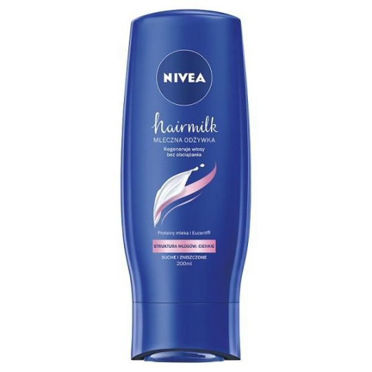 nivea hairmilk odżywka do włosów cienkich