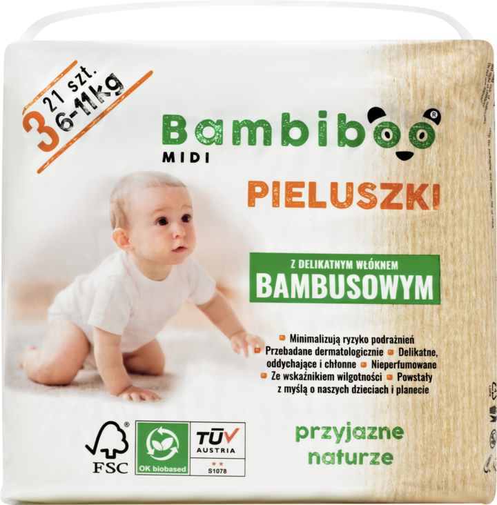 bambiboo pieluchy rossmann cena