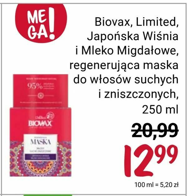 maska biovax do włosów suchych zniszczonych rossmann