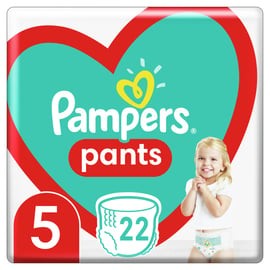 pampers pants pieluchomajtki rozmiar 5 12-17 kg junior 22 szt