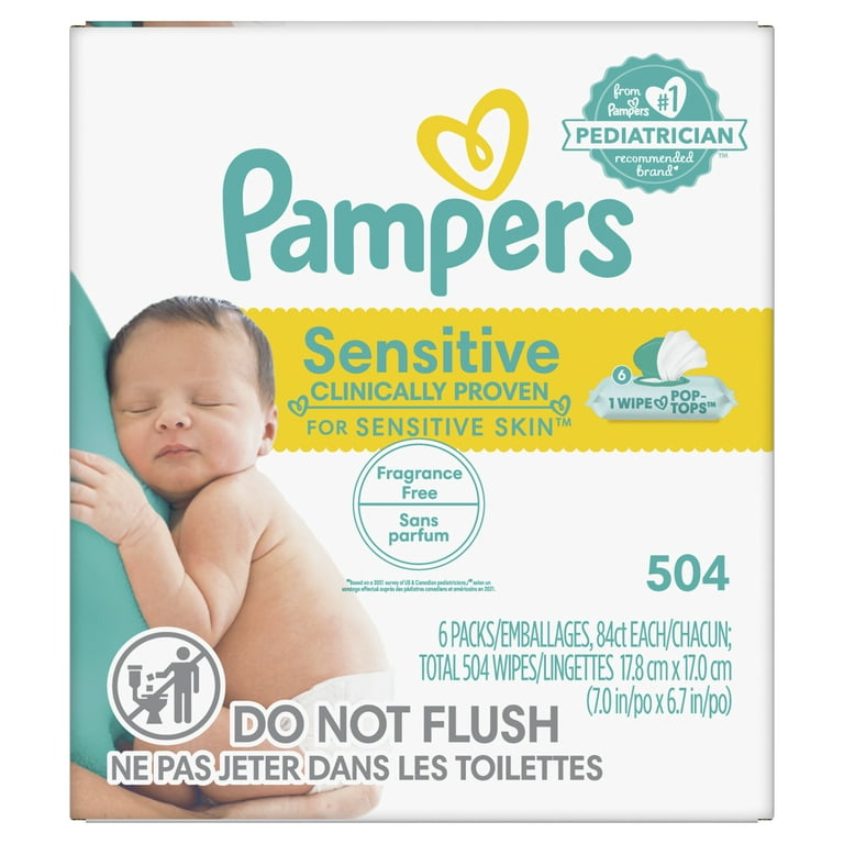 pampers sensitive 6 pak