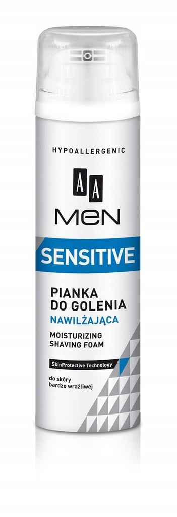 aa men sensitive pianka do golenia nawilżająca