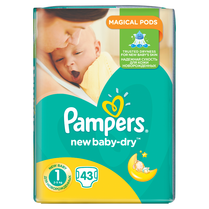 pampers new baby-dry rozmiar 1