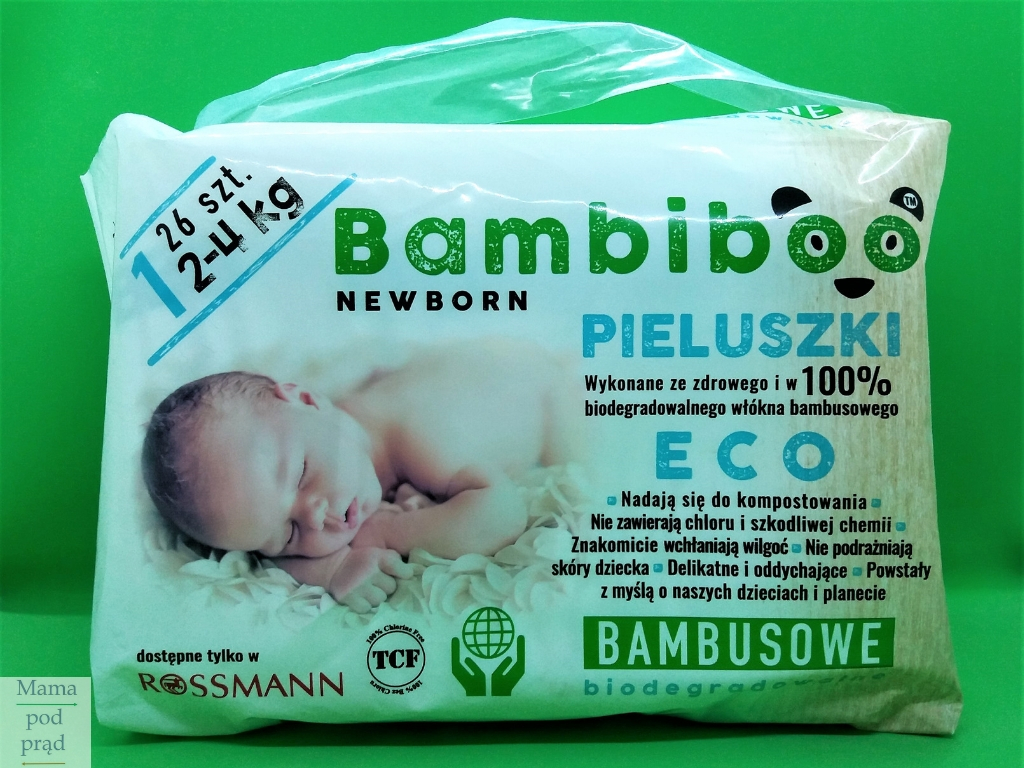 bambiboo pieluchy biodegradowalne