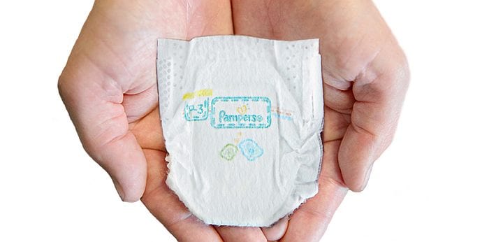 najmniejszy pampers