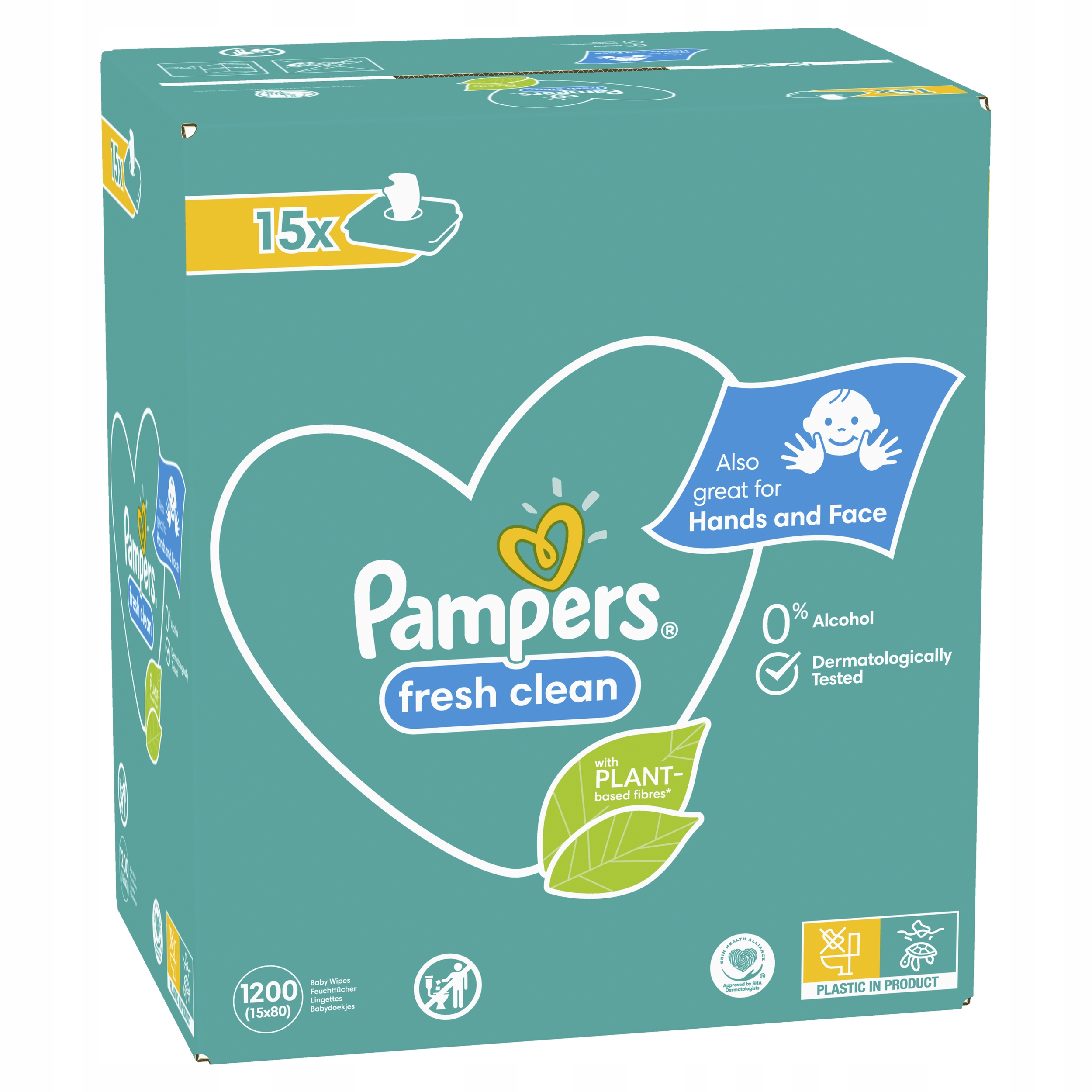 chusteczki pampers fresh clean zamykanie