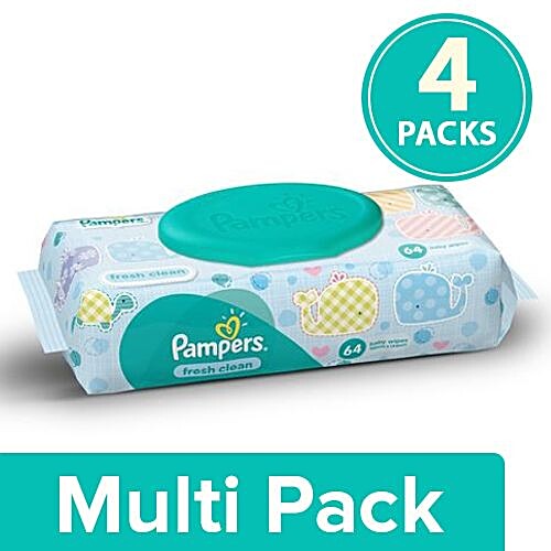 pampers fresh clean 4x64