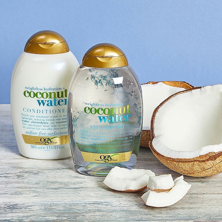 organixcoconut water szampon nawilżający z wodą kokosową