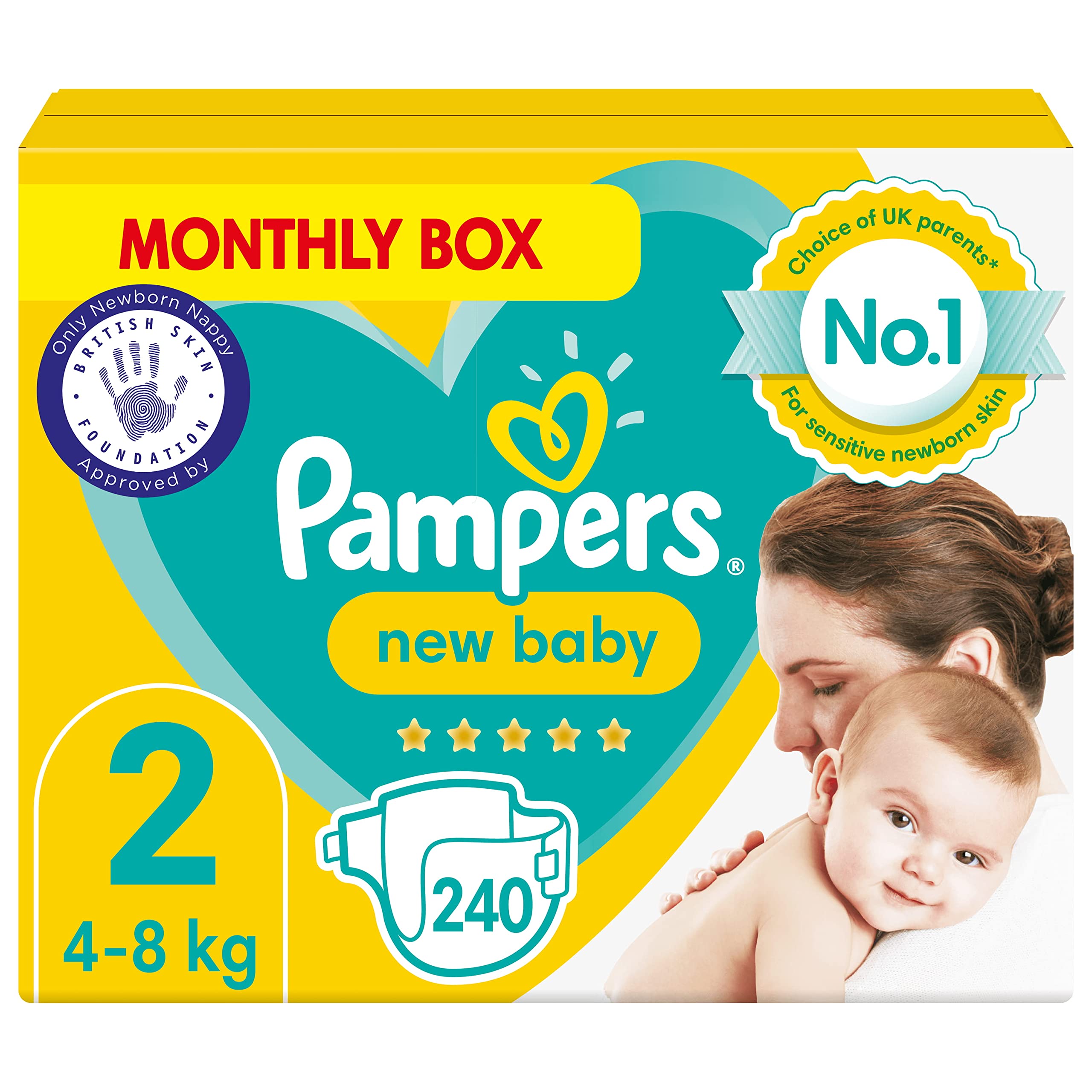 pampers new born baby 2