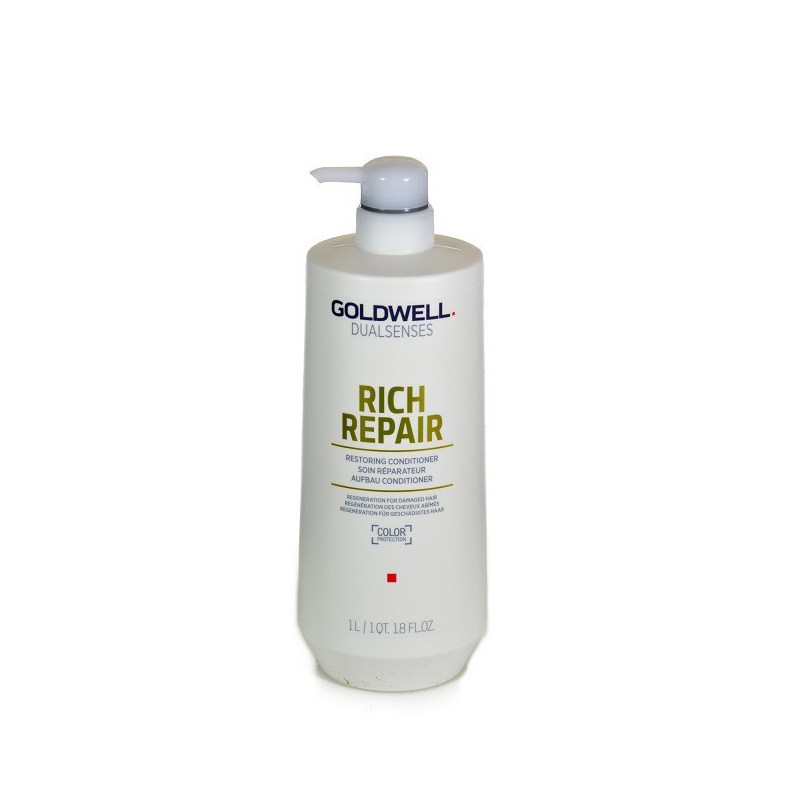 goldwell dualsenses rich repair szampon 1000 ml kuracja 500 ml