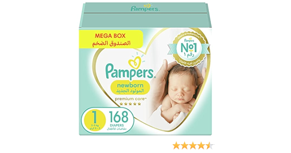 pampers premium mega box size 1