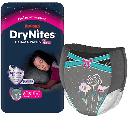 huggies drynites girl