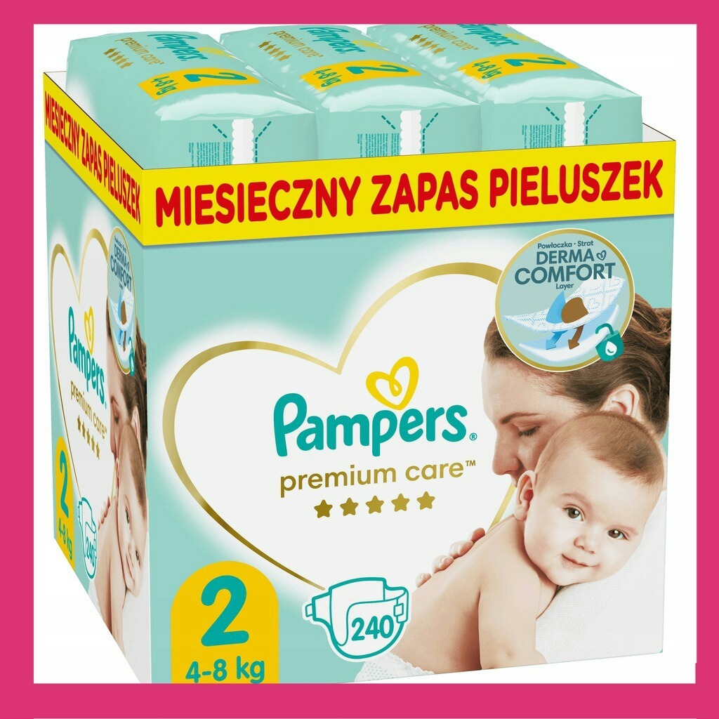 pampers premium care 2 zapas na miesiąc allegro