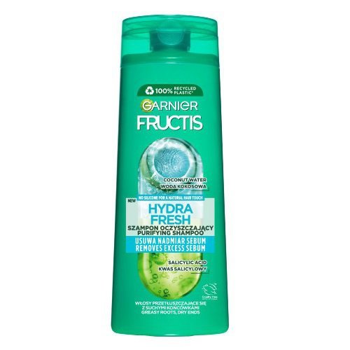 garnier fructis szampon do wlosow przetluszczajacych się z suchymi koncówkami