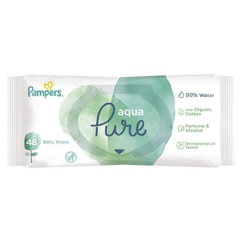 chusteczki dla niemowląt pampers aqua pure