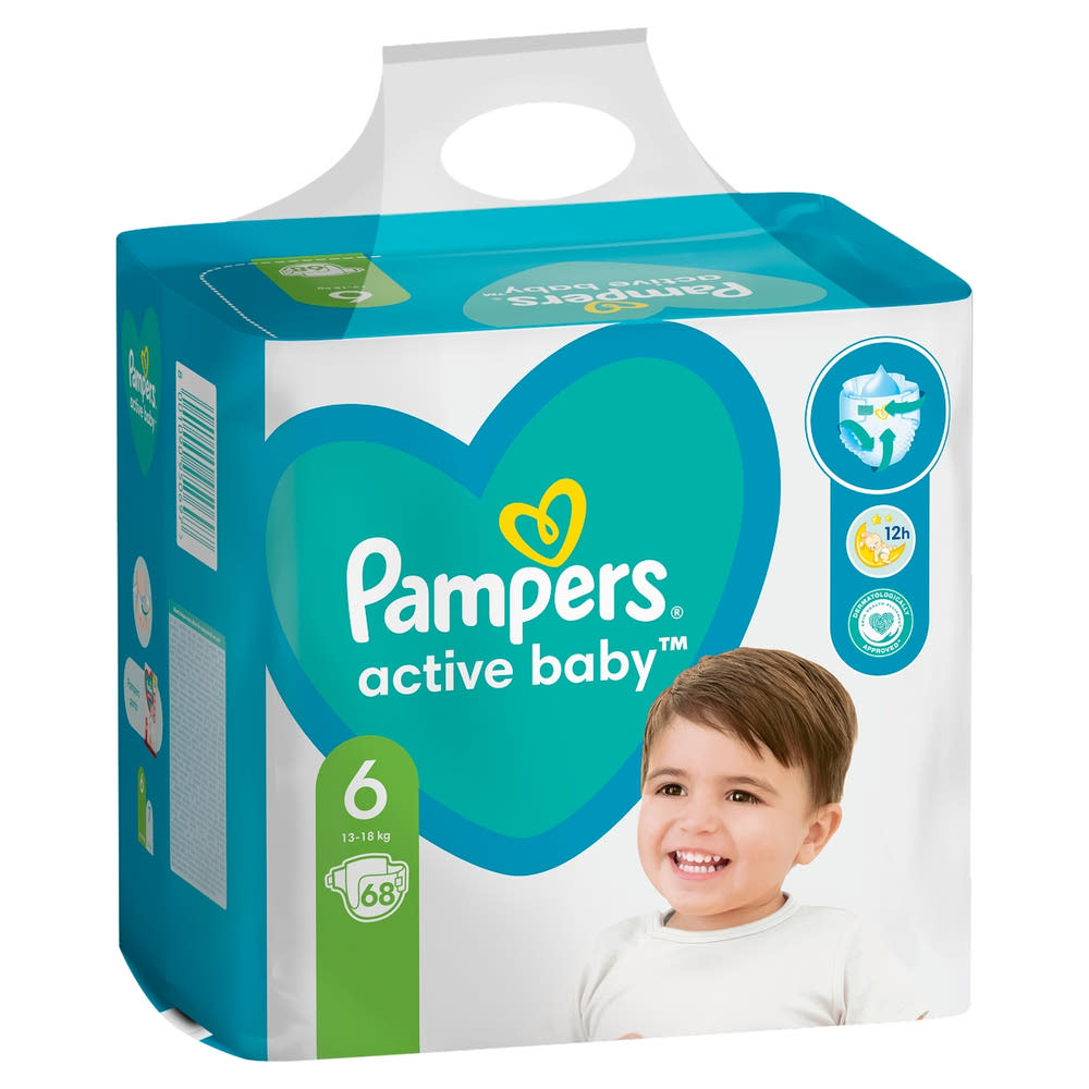 pampers active baby 6 cena rossmann