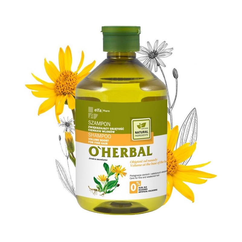 oherbal szampon objetosc