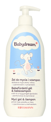 żel do kąpieli dla dzieci babydream jako szampon