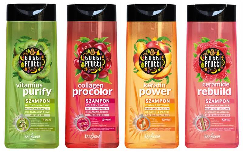 farmona tutti frutti szampon keratin power