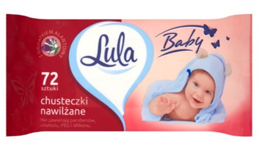 lula baby chusteczki nawilżane stella