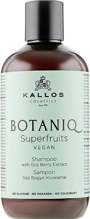 kallos cosmetics botaniq 300 ml szampon