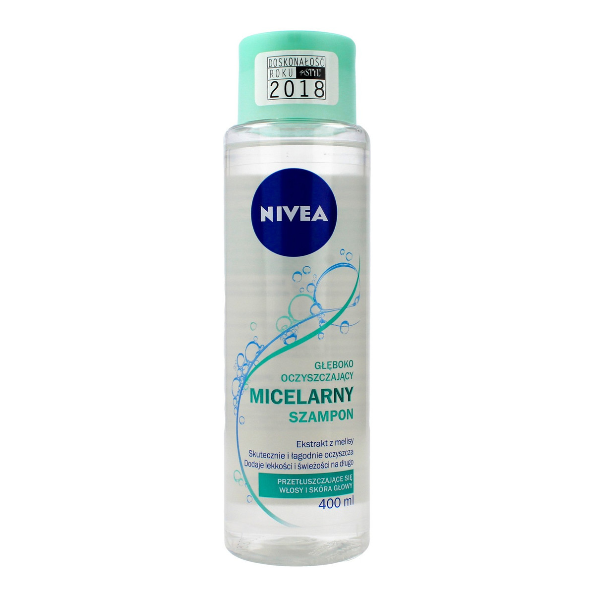 nivea głęboko oczyszczający szampon micelarny z ekstraktem z melisy cytrynowej