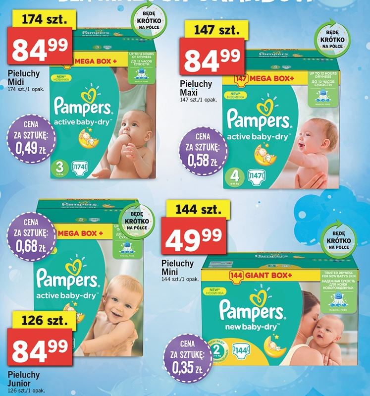 gigant box pampers biedronka