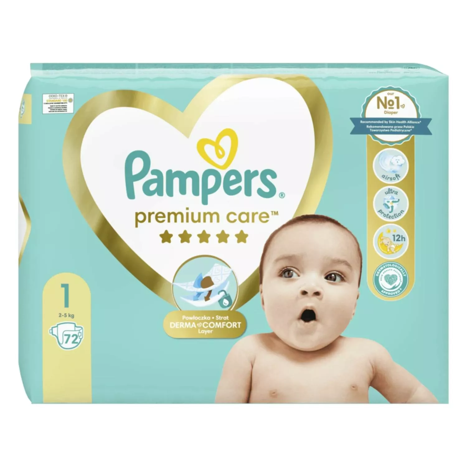 pampers premium skład