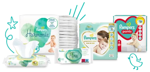 pampers pieluchy majtki