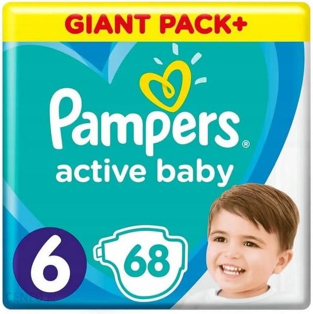 pampers 6 68 sztuk